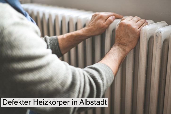 Defekter Heizkörper in Albstadt